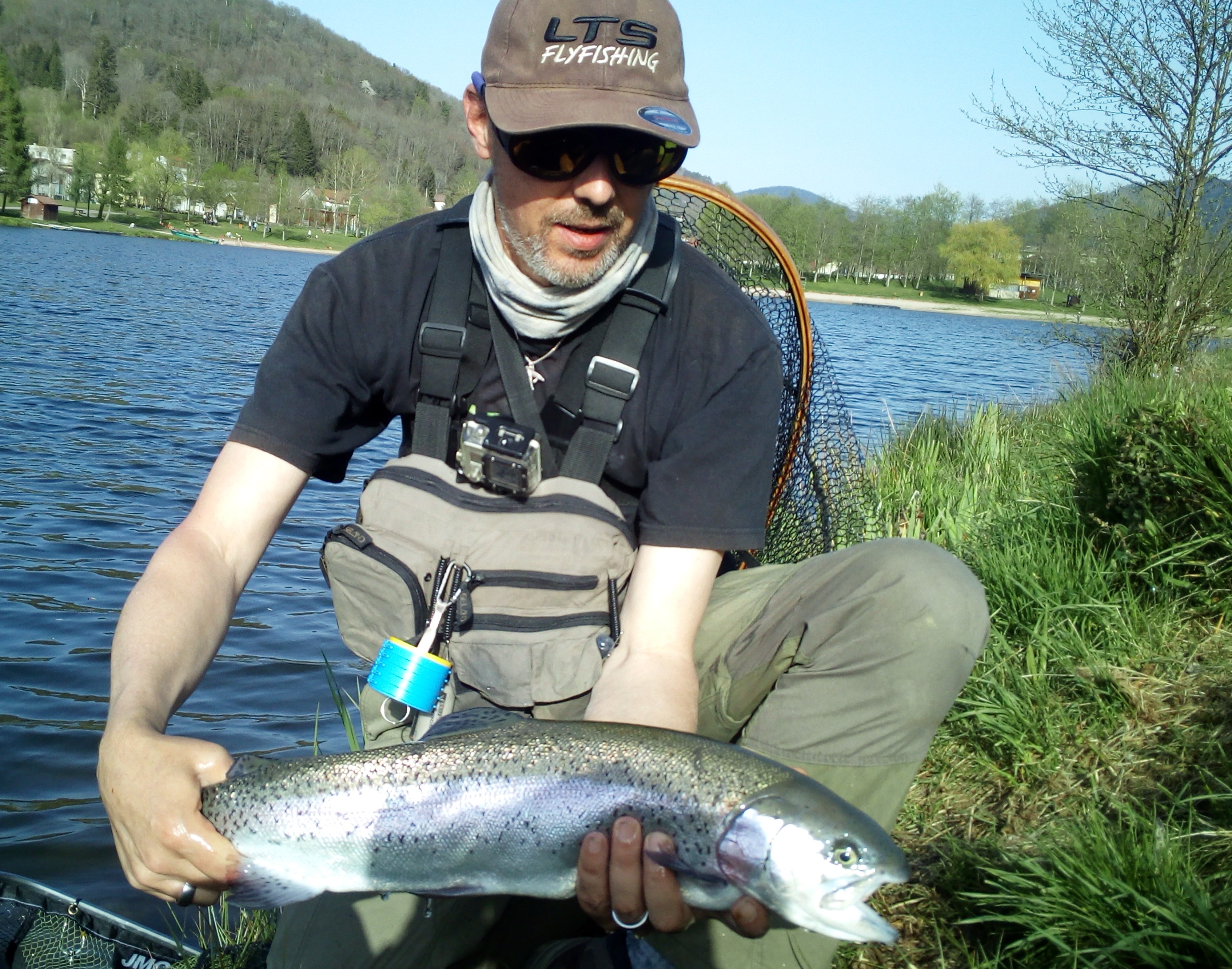 Big rainbow trout